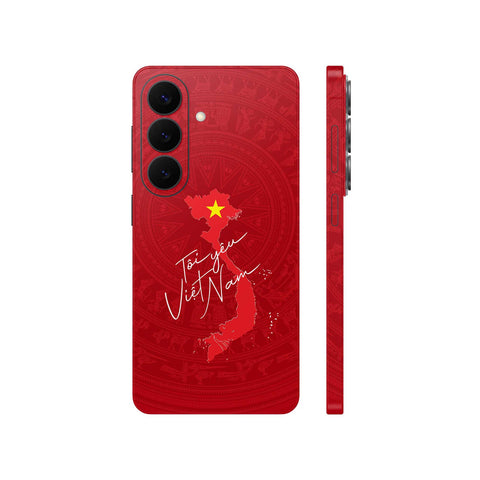 Dán Skin Galaxy S26 Series Hình Bản Đồ Tôi Yêu Việt Nam