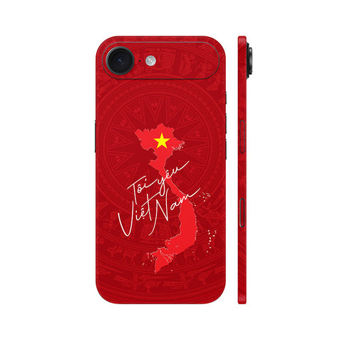 Dán Skin IPhone 17 Series Hình Tôi Yêu Việt Nam Bản Đồ