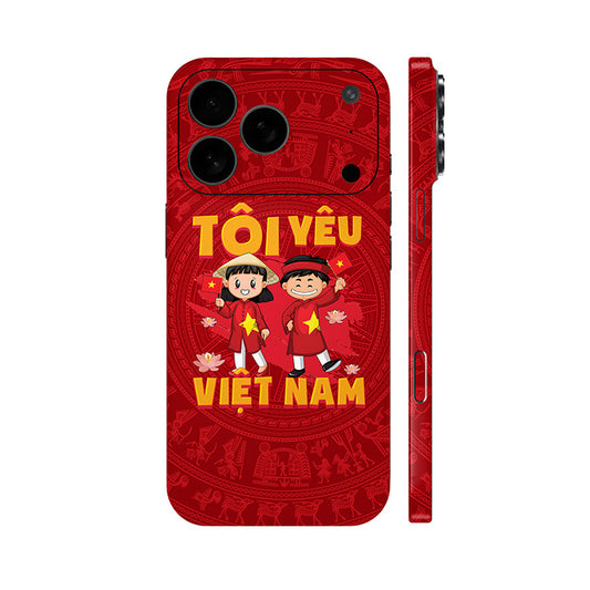 Dán Skin IPhone 17 Series Hình Tôi Yêu Việt Nam