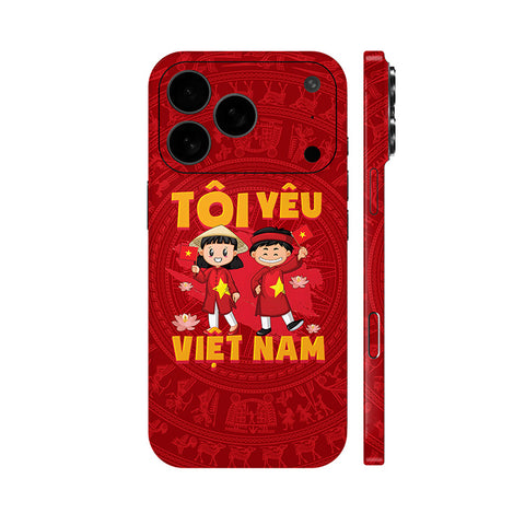 Dán Skin IPhone 17 Series Hình Tôi Yêu Việt Nam