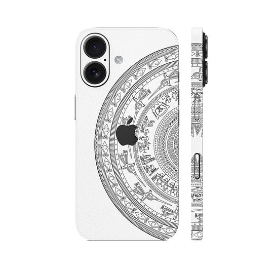 Dán Skin IPhone 17 Series Hình Trống Đồng Trắng