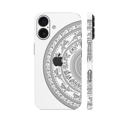 Dán Skin IPhone 17 Series Hình Trống Đồng Trắng