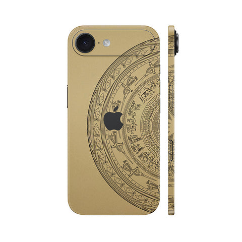 Dán Skin IPhone 17 Series Hình Trống Đồng Vàng Đồng
