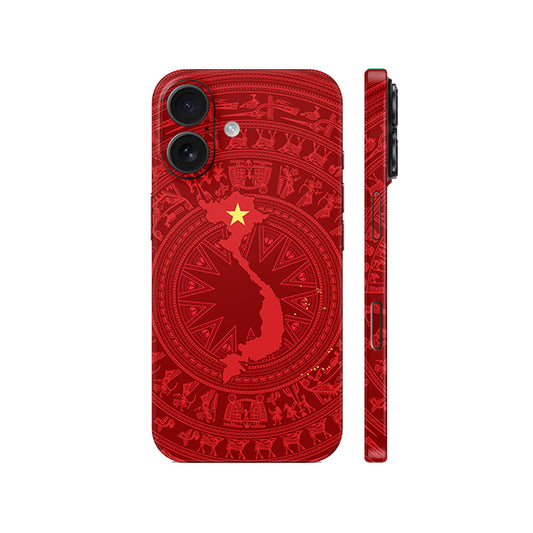 Dán Skin IPhone 16 | Plus | Pro | Pro Max Hình Trống Đồng Bản Đồ