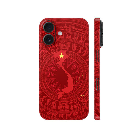Dán Skin IPhone 16 | Plus | Pro | Pro Max Hình Trống Đồng Bản Đồ