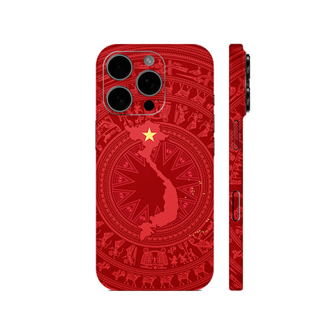 Dán Skin IPhone 16 | Plus | Pro | Pro Max Hình Trống Đồng Bản Đồ