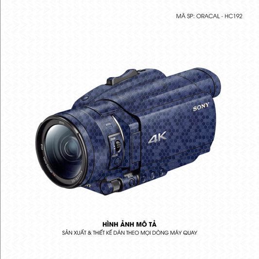 Dán Skin Máy Quay Phim Vân Tổ Ong Xanh | ORACAL-HC192
