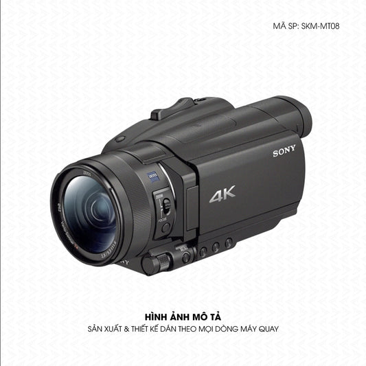 Dán Skin Máy Quay Phim Đổi Màu Xám Xi | SKM-MT08