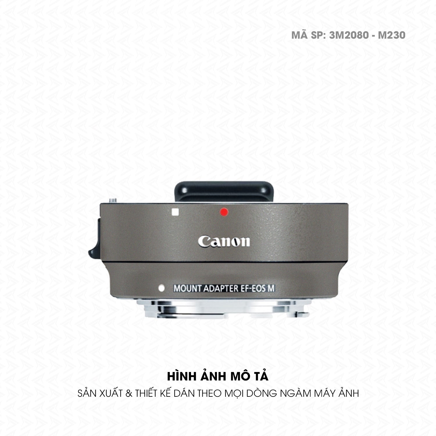 Dán Skin 3M Đổi Màu Ngàm Máy Ảnh Canon Titan | 3M2080-M230