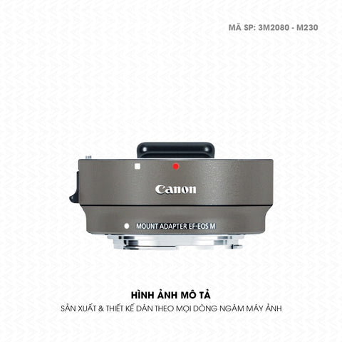 Dán Skin 3M Đổi Màu Ngàm Máy Ảnh Canon Titan | 3M2080-M230
