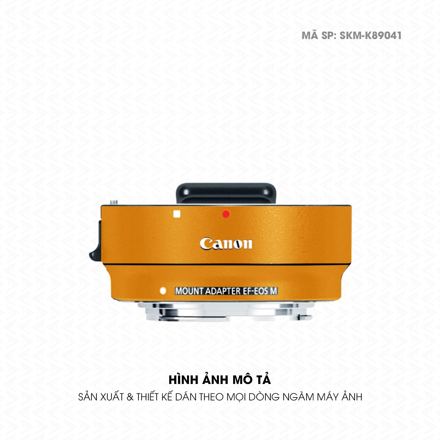 Dán Skin Ngàm Máy Ảnh Canon Đổi Màu Cam | SKM-K89041