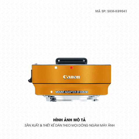 Dán Skin Ngàm Máy Ảnh Canon Đổi Màu Cam | SKM-K89041