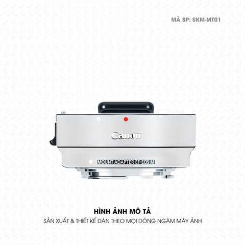 Dán Skin Ngàm Máy Ảnh Canon Đổi Màu Trắng | SKM-MT01