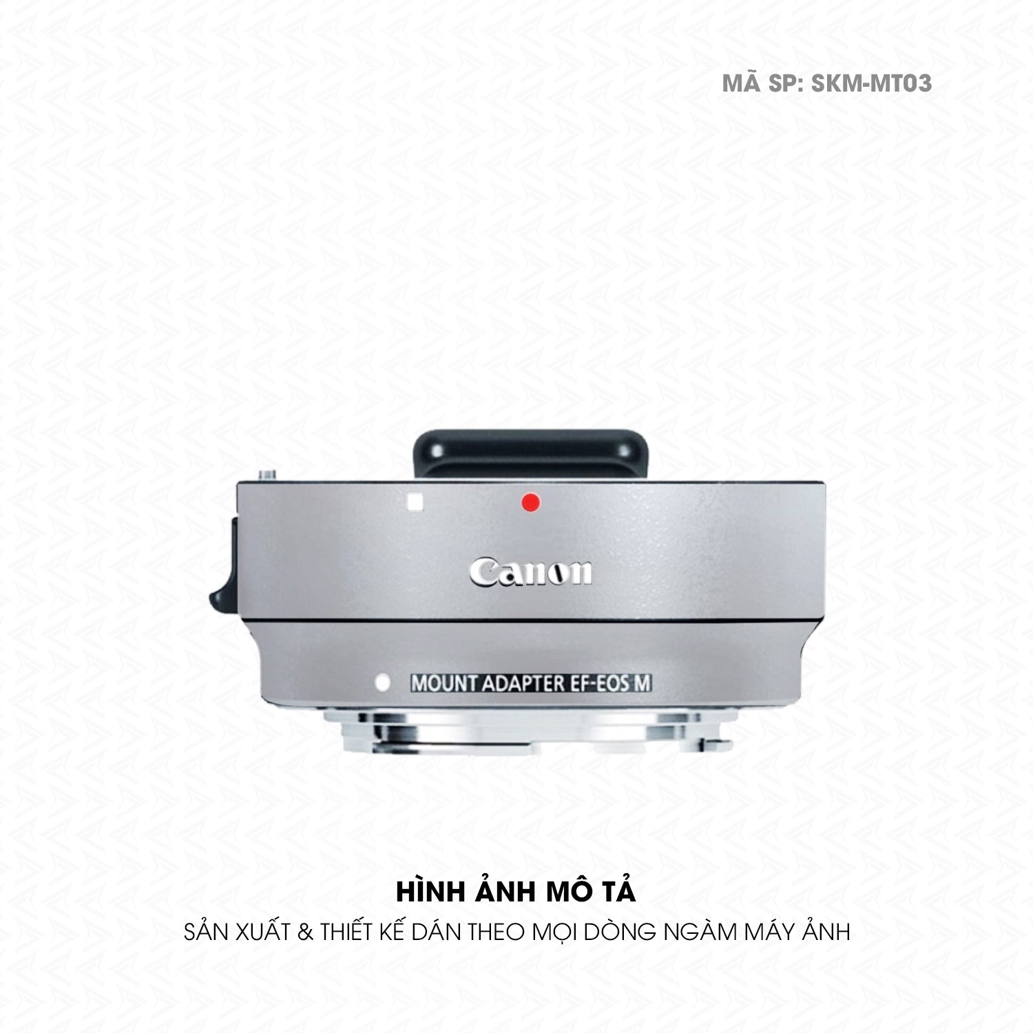 Dán Skin Ngàm Máy Ảnh Canon Đổi Màu Trắng Ngọc Trai | SKM-MT03