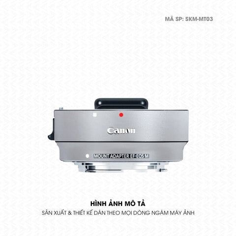 Dán Skin Ngàm Máy Ảnh Canon Đổi Màu Trắng Ngọc Trai | SKM-MT03