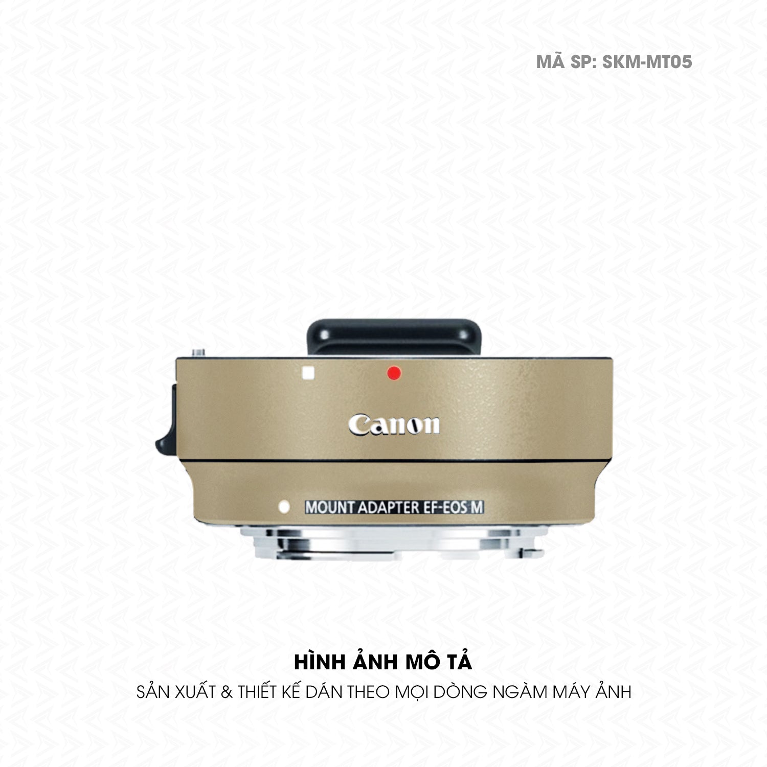 Dán Skin Ngàm Máy Ảnh Canon Đổi Màu Vàng Sampanh | SKM-MT05