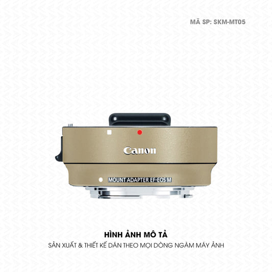 Dán Skin Ngàm Máy Ảnh Canon Đổi Màu Vàng Sampanh | SKM-MT05