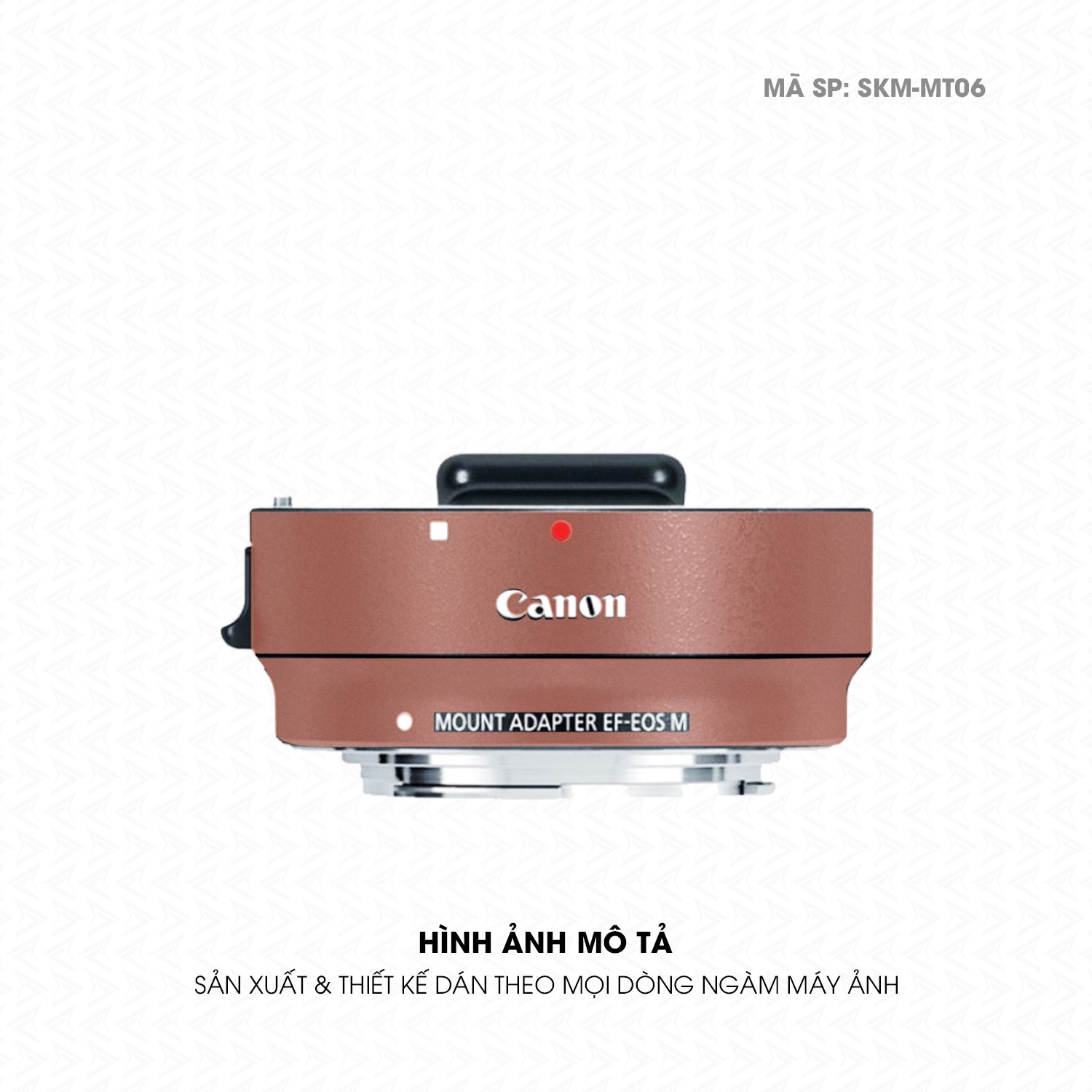 Dán Skin Ngàm Máy Ảnh Canon Đổi Màu Vàng Hồng | SKM-MT06