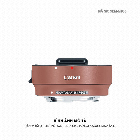Dán Skin Ngàm Máy Ảnh Canon Đổi Màu Vàng Hồng | SKM-MT06