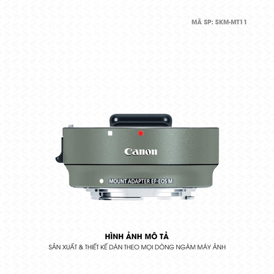 Dán Skin Ngàm Máy Ảnh Canon Đổi Màu Xanh Rêu Xám | SKM-MT11