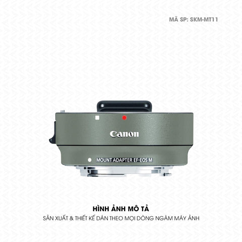 Dán Skin Ngàm Máy Ảnh Canon Đổi Màu Xanh Rêu Xám | SKM-MT11