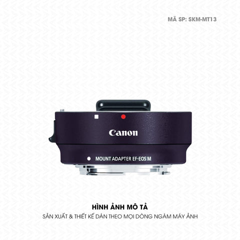 Dán Skin Ngàm Máy Ảnh Canon Đổi Màu Tím Metallic | SKM-MT13