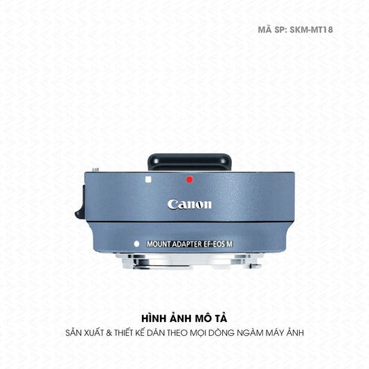 Dán Skin Ngàm Máy Ảnh Canon Đổi Màu Xanh Sierra | SKM-MT18