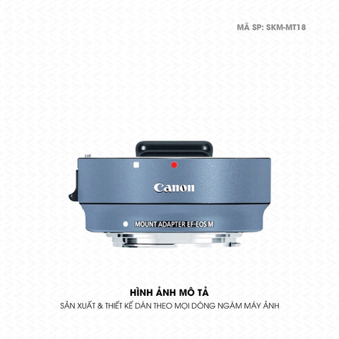 Dán Skin Ngàm Máy Ảnh Canon Đổi Màu Xanh Sierra | SKM-MT18