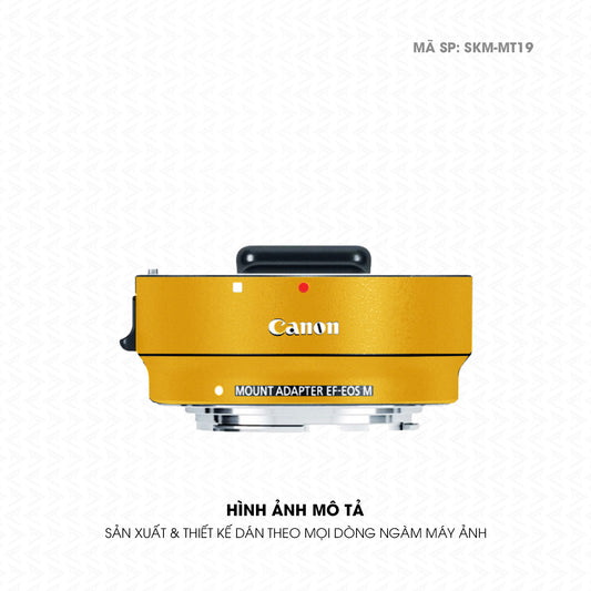Dán Skin Ngàm Máy Ảnh Canon Đổi Màu Vàng | SKM-MT19