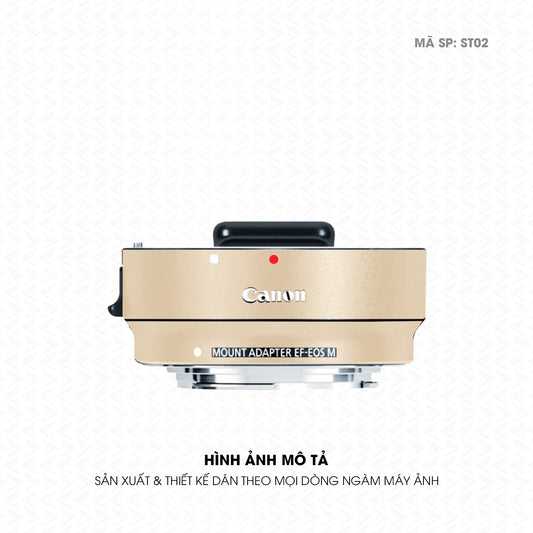 Dán Skin Ngàm Máy Ảnh Canon Đổi Màu Khakhi Milan | ST02