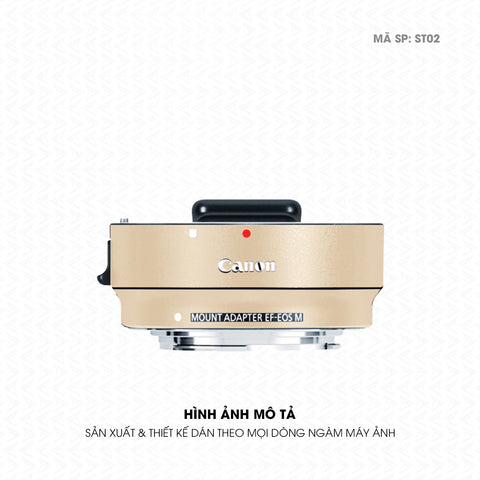 Dán Skin Ngàm Máy Ảnh Canon Đổi Màu Khakhi Milan | ST02