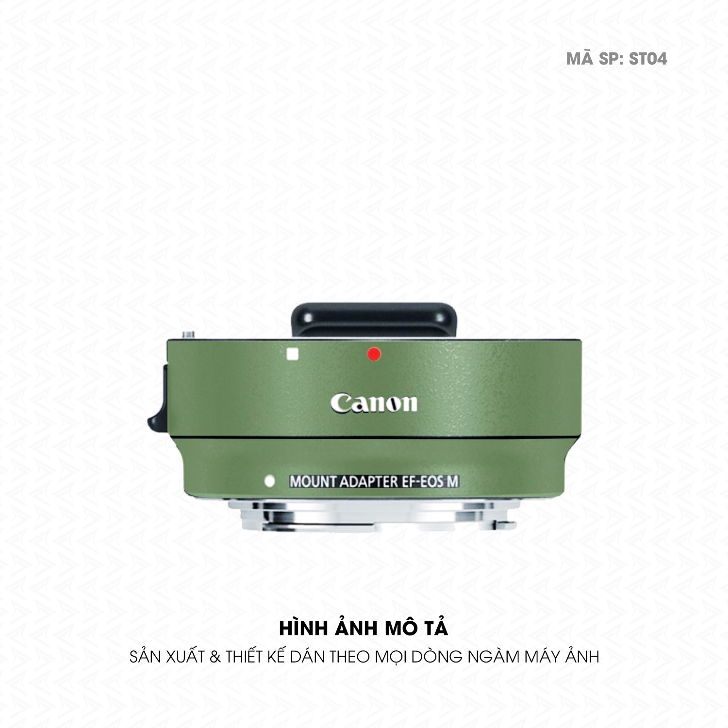Dán Skin Ngàm Máy Ảnh Canon Đổi Màu Xanh Lá Nhạt | ST04