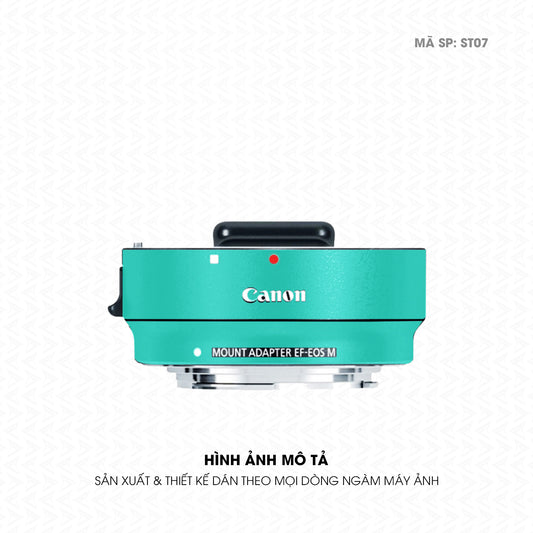 Dán Skin Ngàm Máy Ảnh Canon Đổi Màu Xanh Tiffany | ST07
