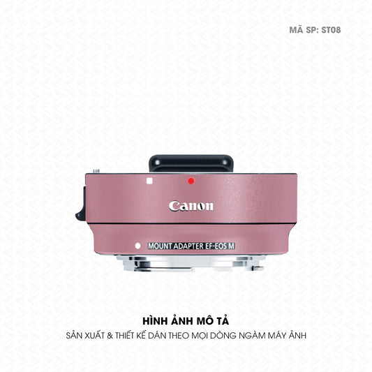 Dán Skin Ngàm Máy Ảnh Canon Đổi Màu Hồng | ST07
