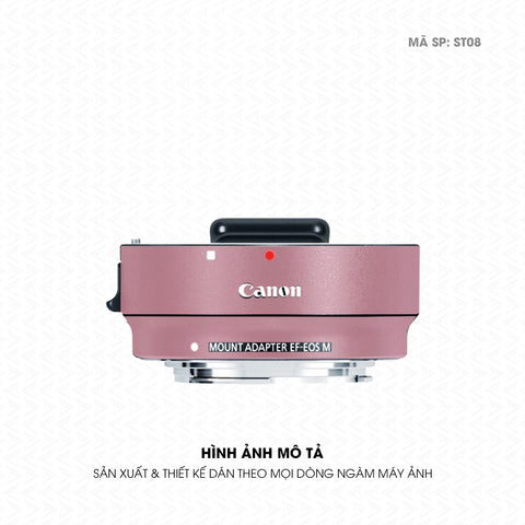 Dán Skin Ngàm Máy Ảnh Canon Đổi Màu Hồng | ST07