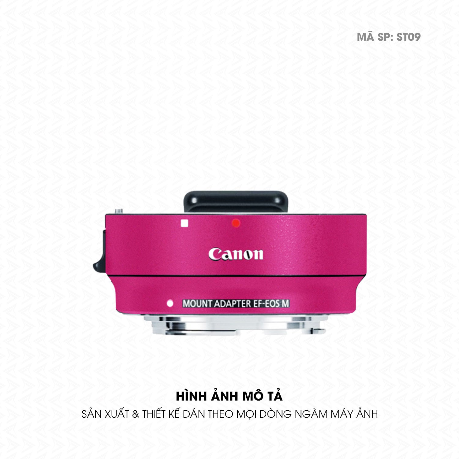 Dán Skin Ngàm Máy Ảnh Canon Đổi Màu Hồng Đậm | ST09