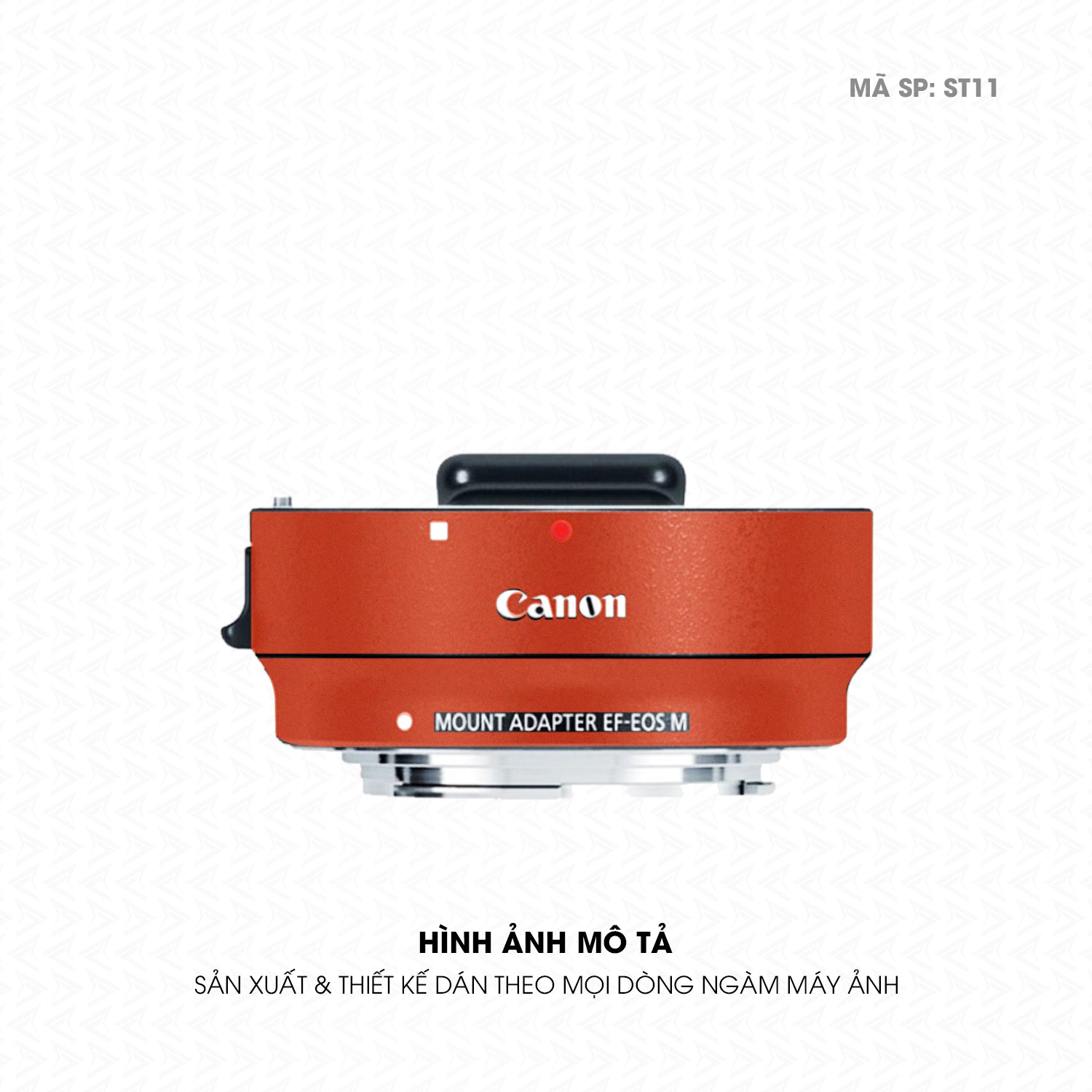 Dán Skin Ngàm Máy Ảnh Canon Đổi Màu Cam Gạch | ST11