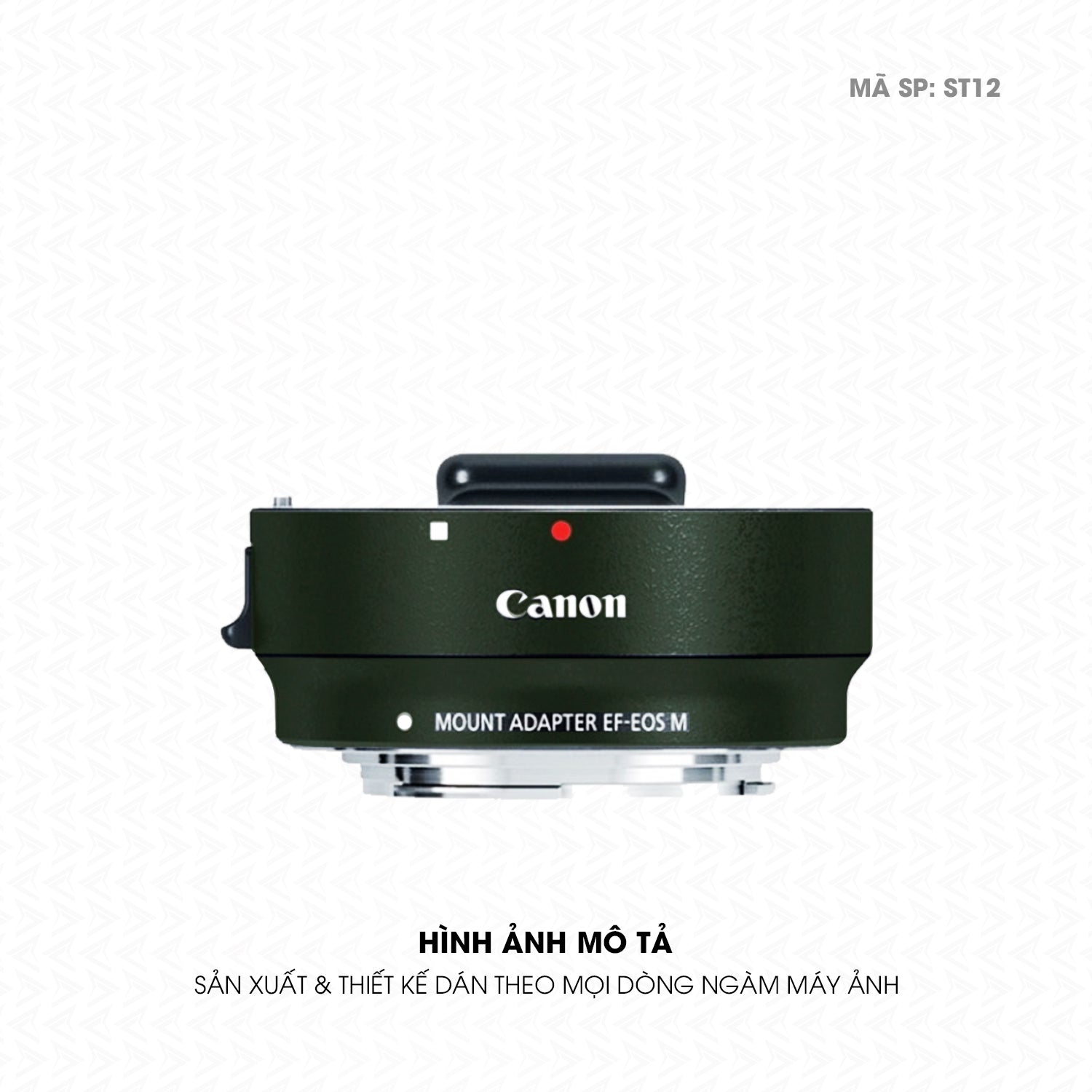 Dán Skin Ngàm Máy Ảnh Canon Đổi Màu Xanh Quân Đội | ST12