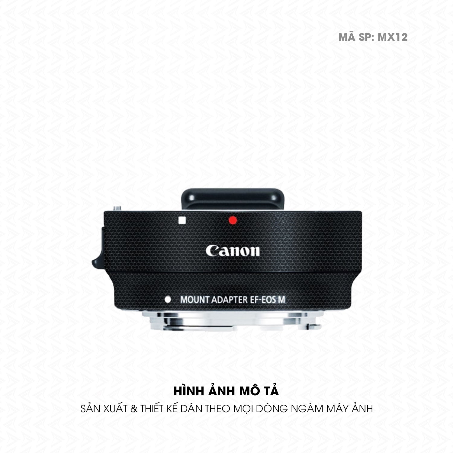 Dán Skin Ngàm Máy Ảnh Canon Vân Matrix | MX12