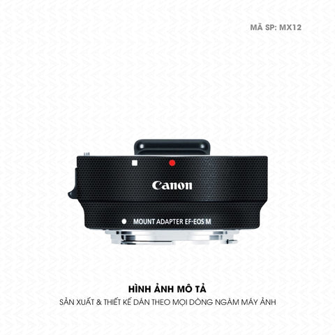 Dán Skin Ngàm Máy Ảnh Canon Vân Matrix | MX12