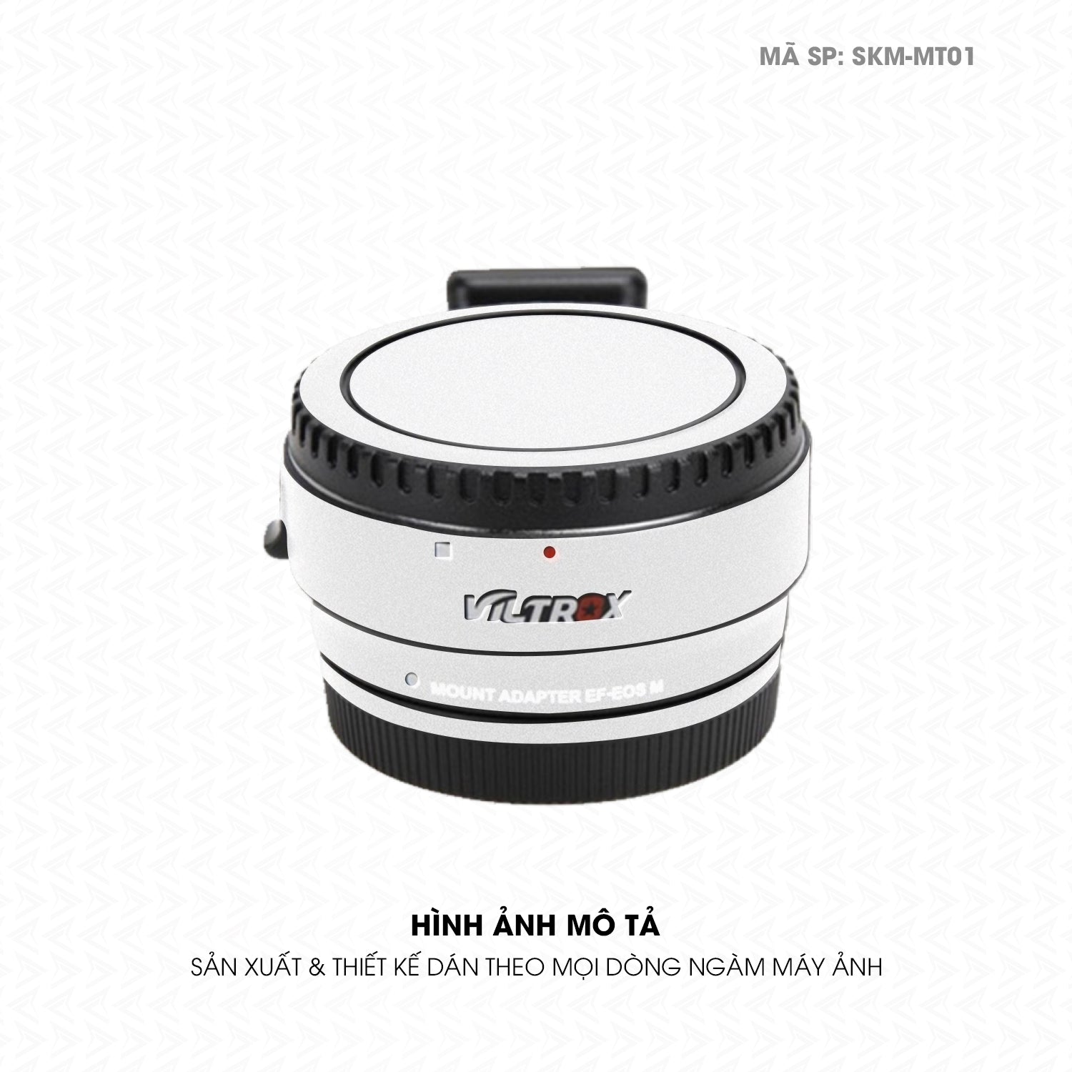 Dán Skin Ngàm Máy Ảnh Viltrox Đổi Màu Trắng | SKM-MT01