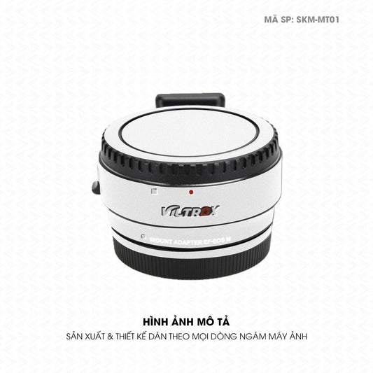 Dán Skin Ngàm Máy Ảnh Viltrox Đổi Màu Trắng | SKM-MT01