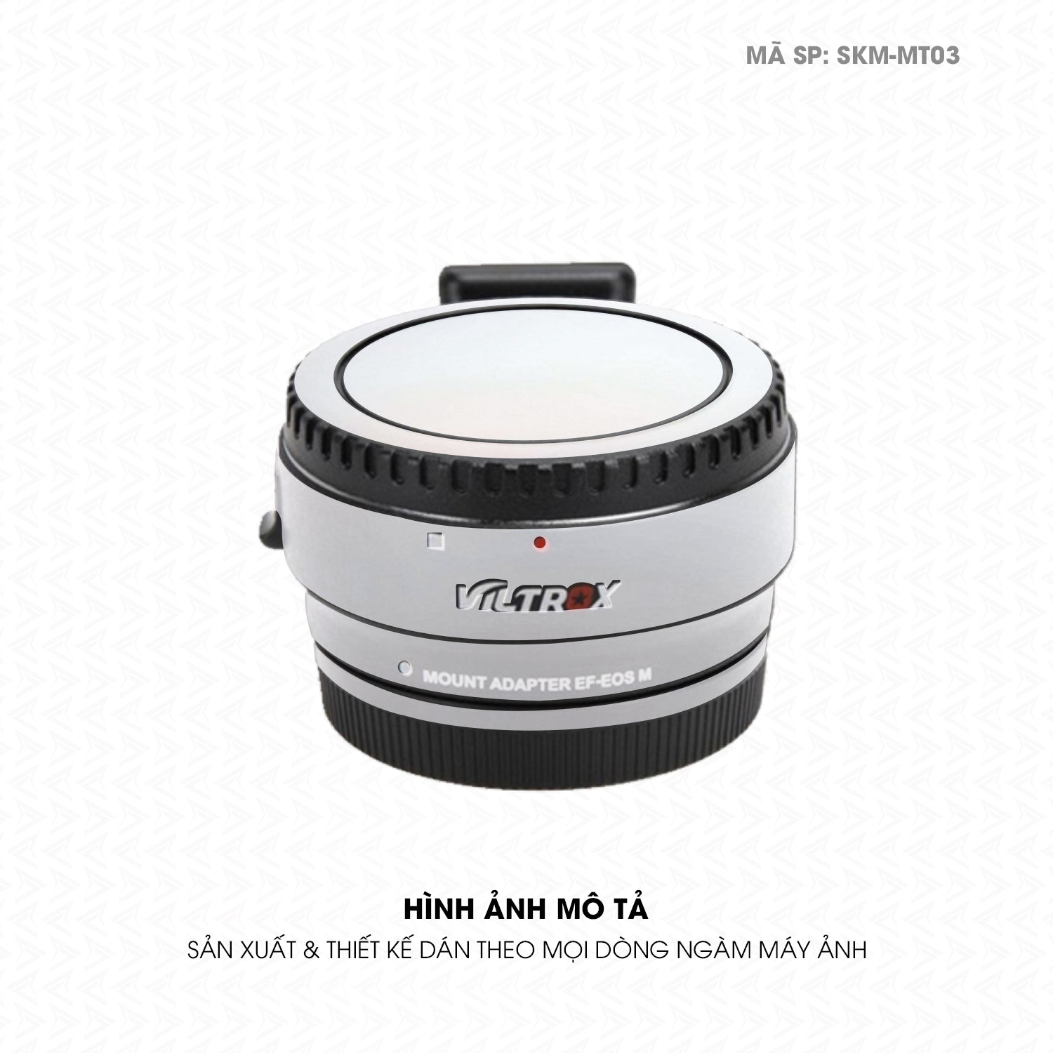 Dán Skin Ngàm Máy Ảnh Viltrox Đổi Màu Trắng Ngọc Trai | SKM-MT03