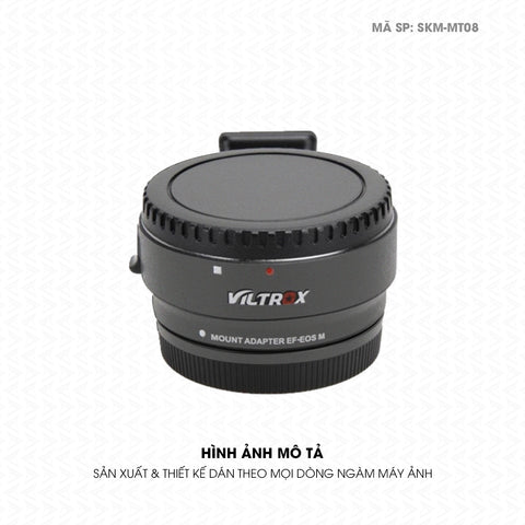 Dán Skin Ngàm Máy Ảnh Viltrox Đổi Màu Xám Xi | SKM-MT08