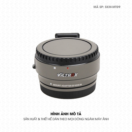 Dán Skin Ngàm Máy Ảnh Viltrox Đổi Màu Titanium | SKM-MT09