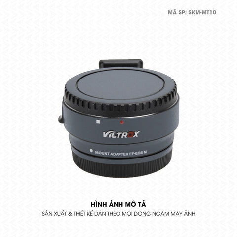 Dán Skin Ngàm Máy Ảnh Viltrox Đổi Màu Xanh Xám | SKM-MT10