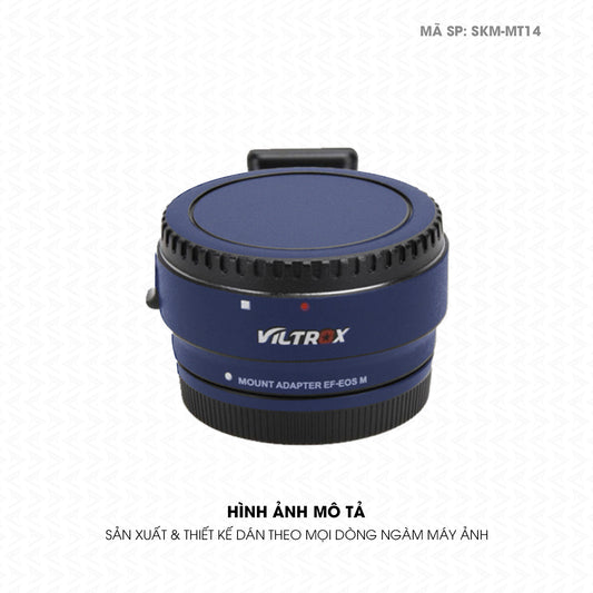 Dán Skin Ngàm Máy Ảnh Viltrox Đổi Màu Xanh Navy | SKM-MT14