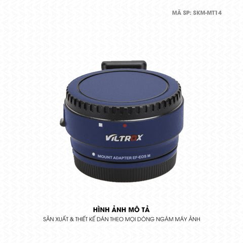 Dán Skin Ngàm Máy Ảnh Viltrox Đổi Màu Xanh Navy | SKM-MT14