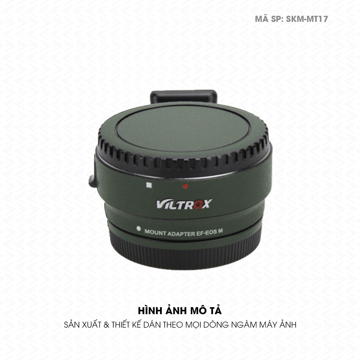 Dán Skin Ngàm Máy Ảnh Viltrox Đổi Màu Xanh Rêu | SKM-MT17