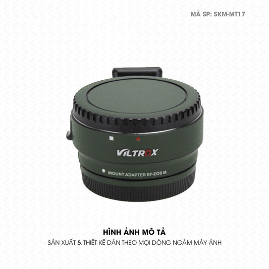 Dán Skin Ngàm Máy Ảnh Viltrox Đổi Màu Xanh Rêu | SKM-MT17